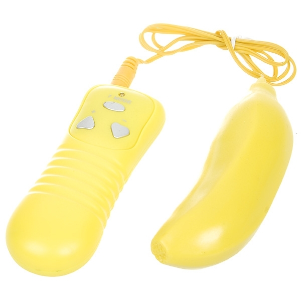 Cheap sale Banana Shaped Body Massager with 7-Mode Pulse + 4-Mode Vibration Strength Control (2*AA) online