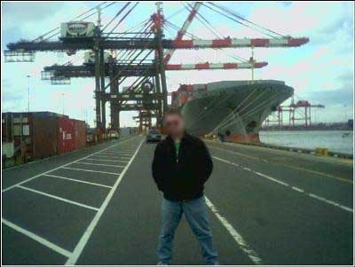 Visting the port.