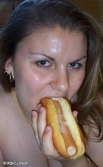 That's one NASTY hot dog!